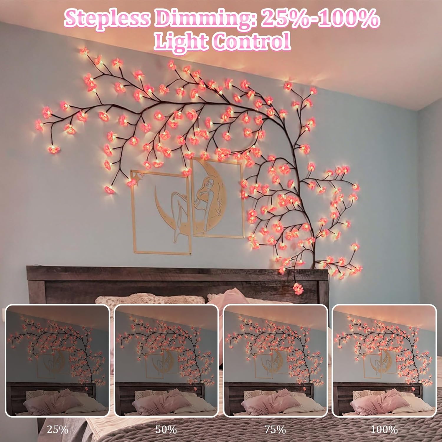 Japanese remote control cherry blossom branch light🌸