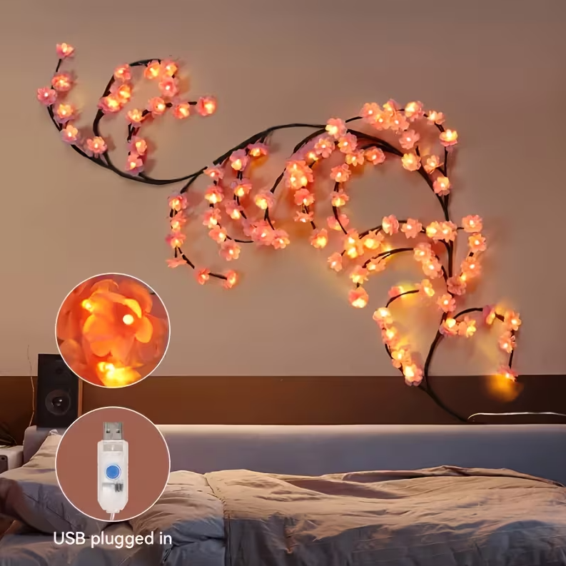 Japanese remote control cherry blossom branch light🌸