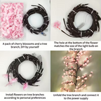 Japanese remote control cherry blossom branch light🌸