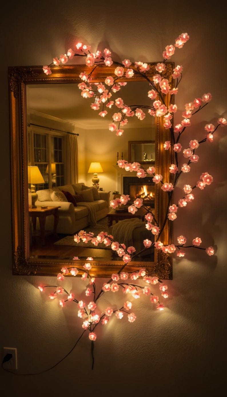 Japanese remote control cherry blossom branch light🌸