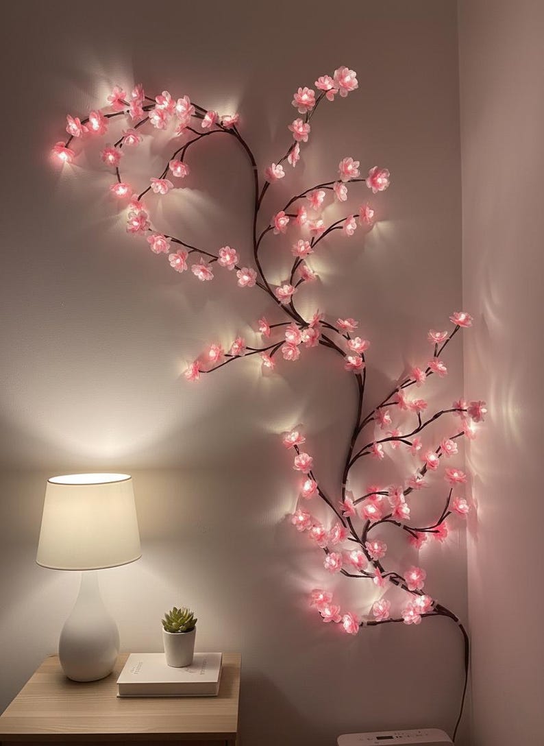 Japanese remote control cherry blossom branch light🌸